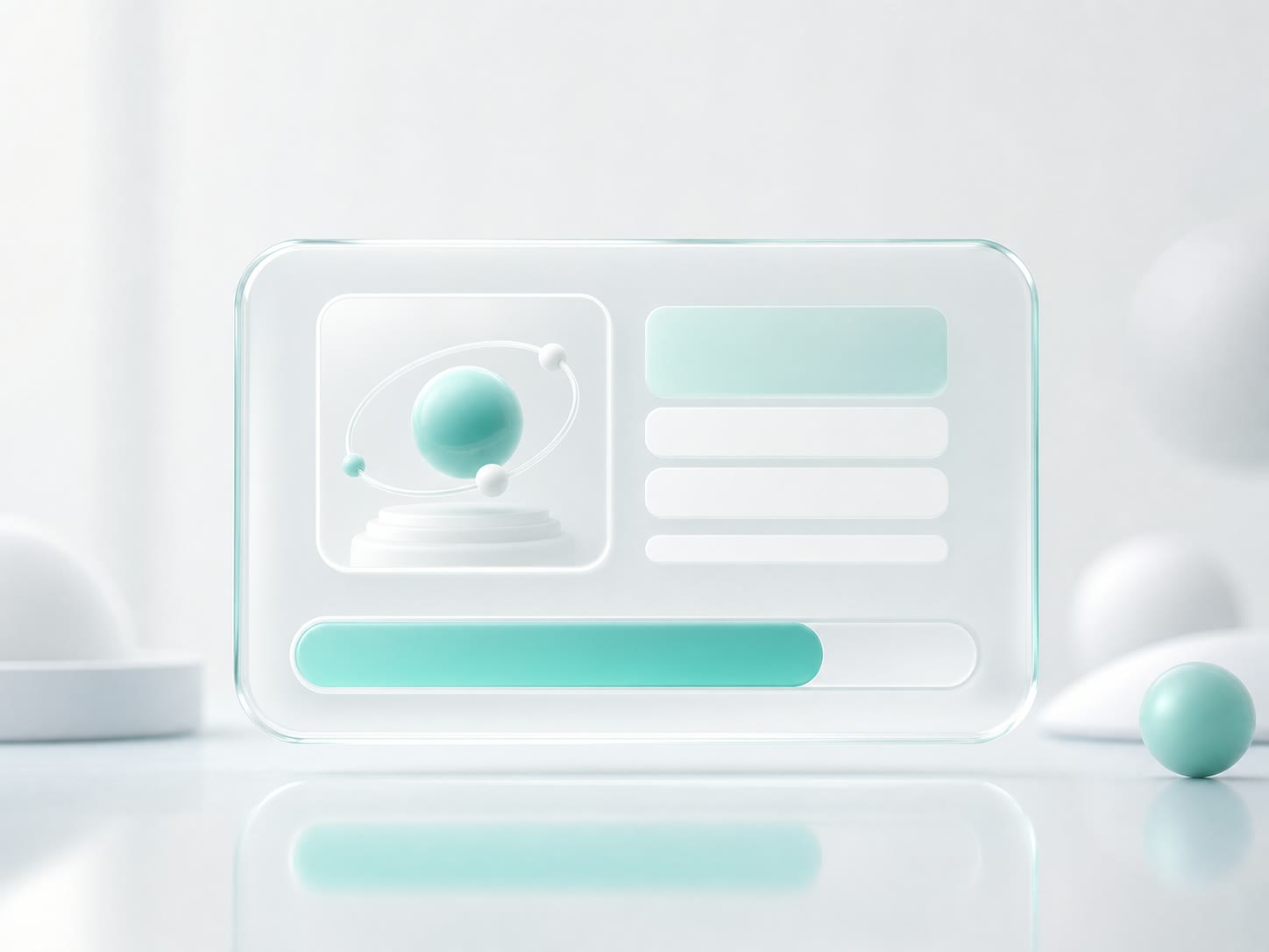A loading interface showing clear progress while content resolves